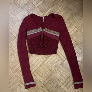 Free People rib crop top